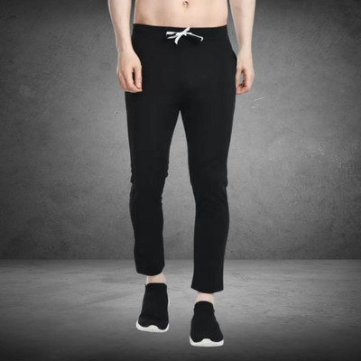 STYLERAGS Solid Men Black Track Pants