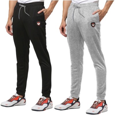 BLUMIA Self Design Men Black, Grey Track Pants