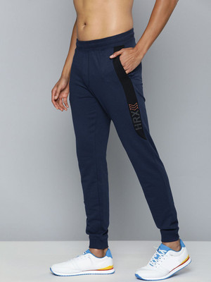 HRX by Hrithik Roshan Printed Men Blue Track Pants