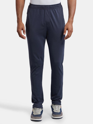 JOCKEY AM49 Super Combed Cotton Rich Solid Men Grey Track Pants