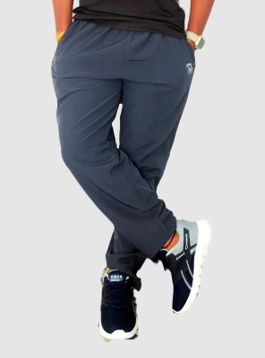 SMITS OUR TIME Solid Men Grey Track Pants