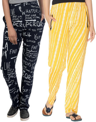 HouseOfCommon Printed Women Multicolor Track Pants