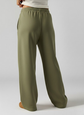 Dockstreet Solid Women Olive Track Pants