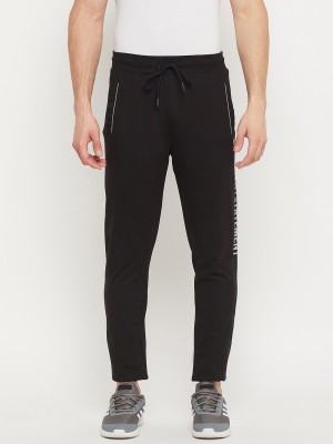 DUKE Solid Men Black Track Pants