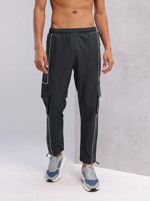 HRX by Hrithik Roshan Solid Men Blue Track Pants