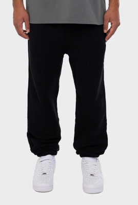 Dockstreet Solid Men Black Track Pants