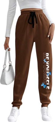 Tabadtod Printed Women Brown Track Pants