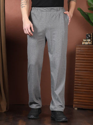 KOTTY Solid Men Grey Track Pants