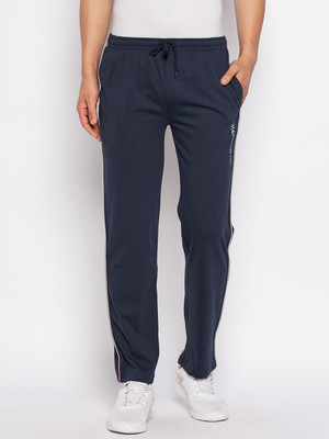DUKE Solid Men Blue Track Pants