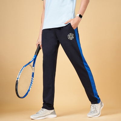 Ajile By Pantaloons Solid Men Blue Track Pants