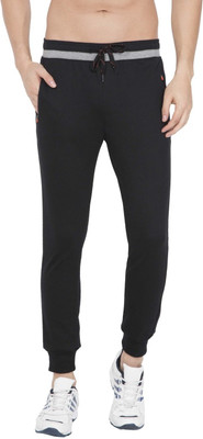 JOCKEY Colorblock Men Black Track Pants