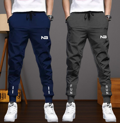 Conway Printed Men Blue, Grey Track Pants