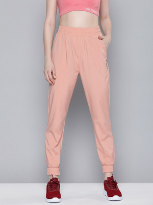HRX by Hrithik Roshan Self Design Women Red Track Pants
