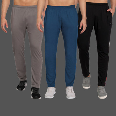 Zeffit Printed Men Multicolor, Dark Blue, Black Track Pants