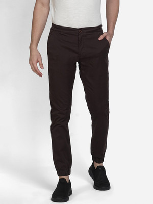 Wildcraft Solid Men Brown Track Pants