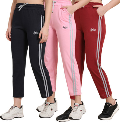 CHIC CLOSET Striped Women Multicolor Track Pants