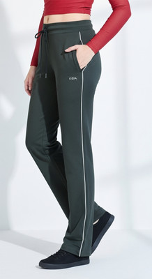 Kepa Solid Women Dark Green Track Pants