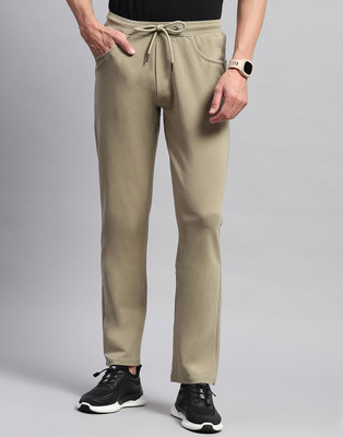 MONTE CARLO Solid Men Beige Track Pants