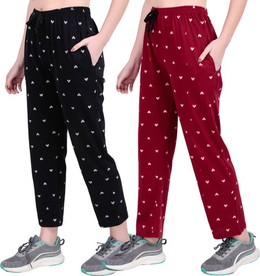 Deemed Polka Print Women Multicolor Track Pants