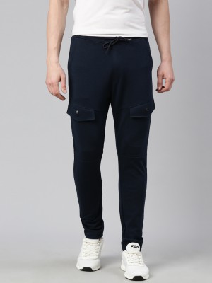 PROLINE Solid Men Dark Blue Track Pants