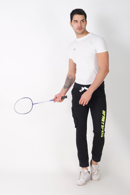 Gazzet 4G Colorblock Men Black Track Pants