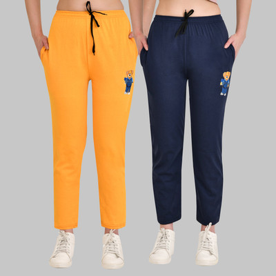 NANCE STORE Printed Women Yellow, Blue Track Pants
