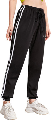 Dockstreet Solid Women White Track Pants