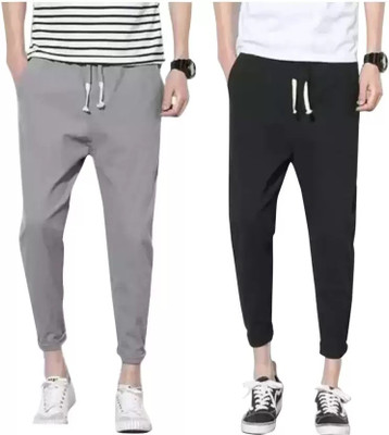 mfb Printed Men Black Track Pants