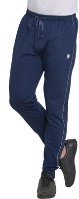 Carlos Solid Men Blue Track Pants