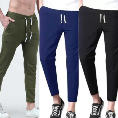 TIARA WORLD Solid Men Multicolor Track Pants