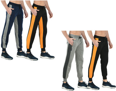 KAVYA Colorblock Men Multicolor Track Pants