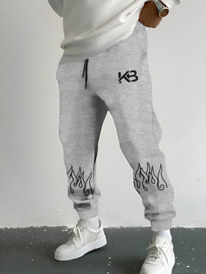 KELONBRO Printed Men Grey Track Pants