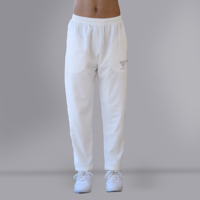 SPORTS VILLA Solid Men White Track Pants