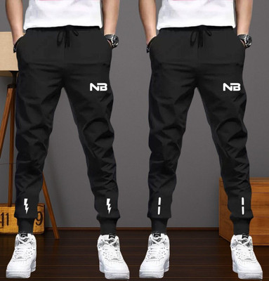 Conway Printed Men Black, Black Track Pants