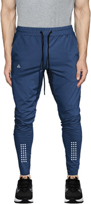 AVOLT Polka Print Men Blue Track Pants