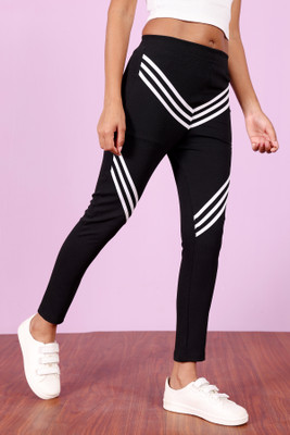 Zicada Black Jegging(Striped)