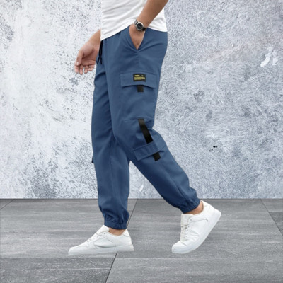 SUN BEAUTY FASHIONISTA HUB Solid Men Blue Track Pants