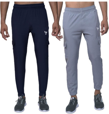 J FLISE Solid Men Multicolor Track Pants