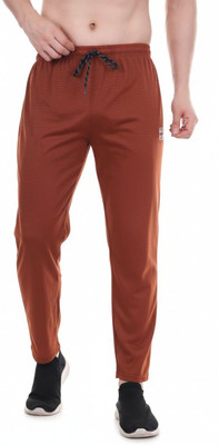 NAVII CLOTHING Solid Men Brown Track Pants