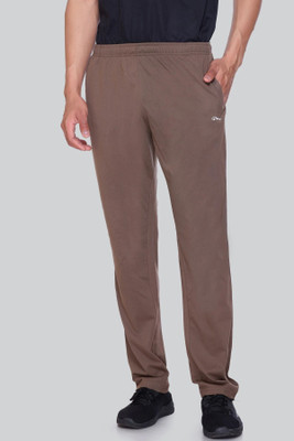 BILBURY Solid Men Brown Track Pants