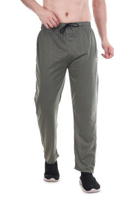 NAVII CLOTHING Solid Men Olive Track Pants