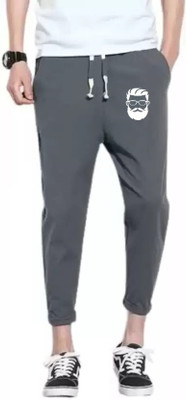 TIARA WORLD Self Design Men Grey Track Pants
