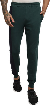 V-MART Self Design Men Green, Green Track Pants