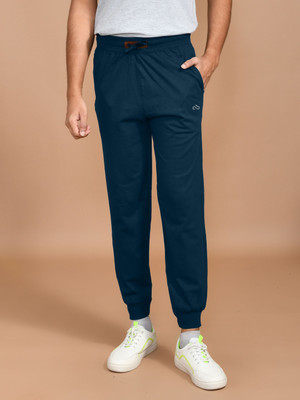 SKYKNIT Solid Men Light Blue Track Pants