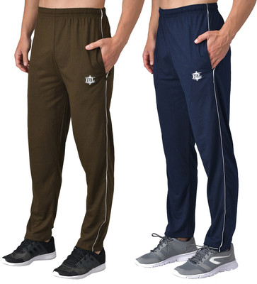 eCools Solid Men Multicolor Track Pants