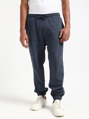 Calvin Klein Jeans Solid Men Blue Track Pants