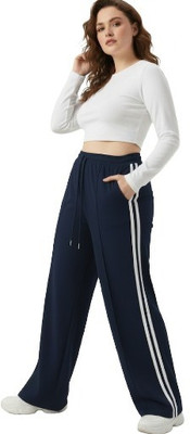 MYO Solid Women Blue Track Pants