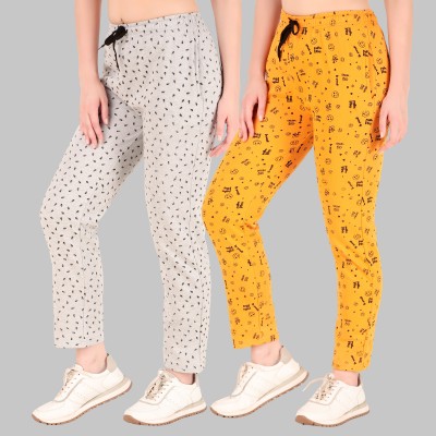 Priyansh Enterprises Printed Women Multicolor Track Pants