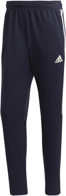 ADIDAS Printed Men Blue Track Pants