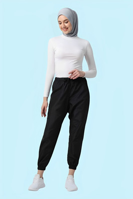 THECLASSICTOGS Solid Women Black Track Pants